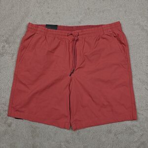 Copper Oak Supply Bermuda Shorts Men's L Faded Rose Elastic Waist 8" Inseam NWT